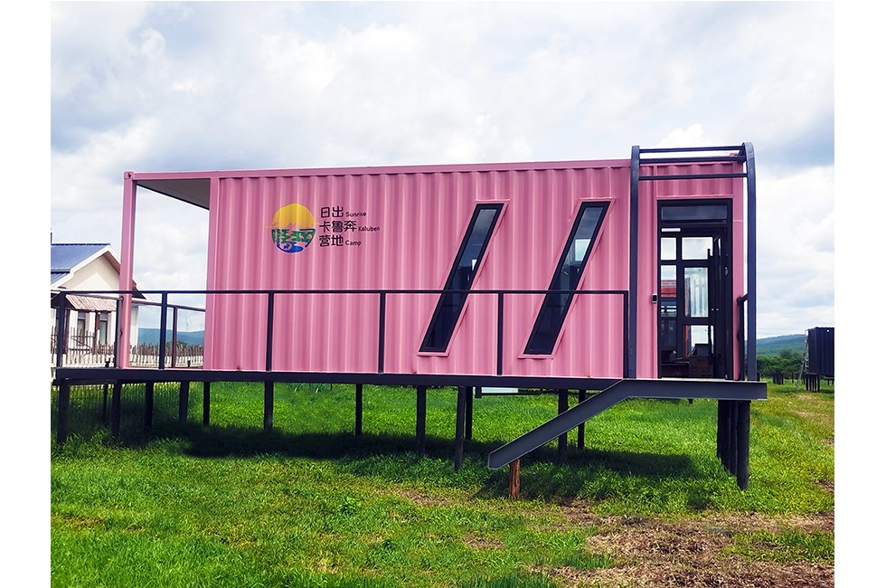 Prefabricated Modular Container House Hotel for Vacation Tourism